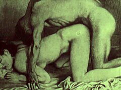 gotta see these vintage erotic drawings, totally wild stuff