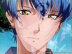 Japanese Teen Rides Cock in BDSM Anime