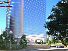 Chubby girl wants promotion badly!