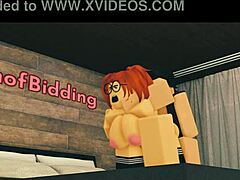 I fucks that nerdy ginger slut in bedroom, she moans loud