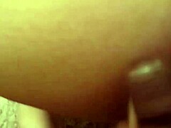 black top cums on white bottom's ass