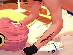 Anya Drips Wet from Pool, Craving Huge Cock in Hentai Heat