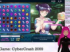 Vtuber Lewdneko Plays Cybercrush 2069 Part 1 With Big Tits 😘