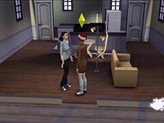 winter rose blooms with wicked solo redhead action!