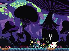 hot monster girl femdom drains his balls in flip witch pixel