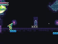 hot monster girl femdom drains his balls in flip witch pixel