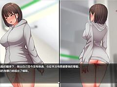 Naked Lower Body Excites to Climax at Store