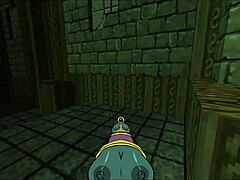 Futanari barbarian saves monster girls in wild hentai game
