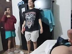 They caught me having sex with my stepsister in the ass