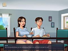 Exploring Summertime Saga 195 with friends 😊