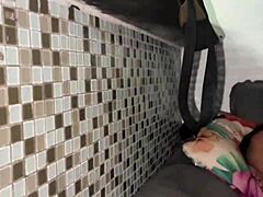 Gay orgy with bareback sex at night with neighbors
