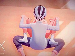 Anime futanari sex in various positions