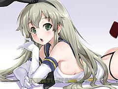 Shimakaze wants to make you her sexual slave in Hentai Kancolle