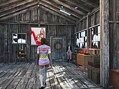 fallout 4 sexy at home with cute brunette