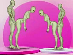 Twins fucking girls in hentai 😏