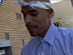 Yo, Charlie Fire's interracial blowjob is insane! 🔥