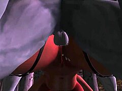 Goth Girl's Monster Cumshot on Halloween Night.