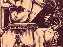 Hairy anime drawings in a gallery of erotic art