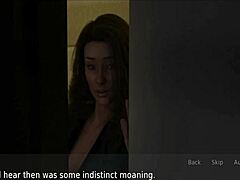 A wife and stepmother playing intense family games at home