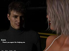 Big tits bouncing in 3D porn game-Free Will 72