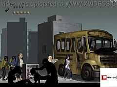 In the bustling city, the parasite awakens intense desires in stage two. Emotions flood the scene as passions ignite.