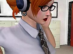 qwert story 1 features wild 3d office assfucking action