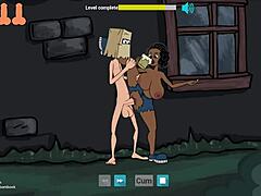 Big boobs and facial in Fuckerman flash game by bambook
