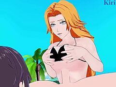 i watch sui-feng and soifon have intense sex in bleach hentai, but i mean rangiku matsumoto too