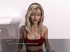 beautiful blonde babe craving some wild 3d cartoon action