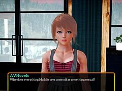 teen redhead stars in erotic cartoon game adventure