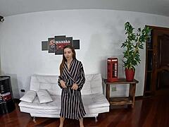 ted proposes to giih spanic, gets rejected, and she hooks up with another guy?