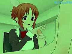 Momoka Sakurai ve Nana Abe Idolm@ster Cinderella Girls hentai'den yoğun sikilme sahnesinde