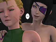 Hot 3D futa girls explode with anal sex and cum