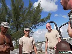 Movie fuck with gay army sergeant dick