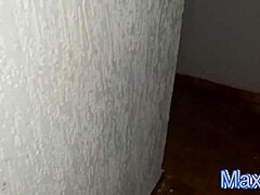 Wife Alone with Assembler Takes Thick Cock