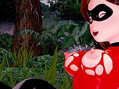 Elastigirl Fucks Hard in Secret Mission for Incredibles Full Movie