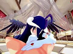 Albedo having sex in Overlord fantasy!