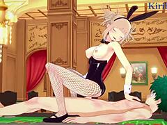 Himiko Toga and Izuku Midoriya in intense 3D hentai