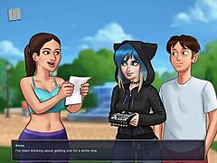 i can't believe summertime saga episode 120 has such intense hentai scenes with cartoon characters.