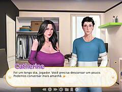 Naughty Aunt Teases with Giant Tits in Wild Hentai Scene.