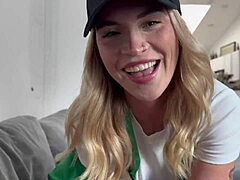 Barista Girl Cheats Wildly at Work! Spreading for a Better Fuck Than Her Boyfriend!  