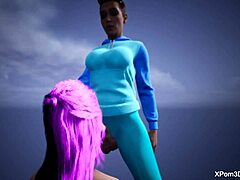 3D porn features femdom and deepthroat action with babes