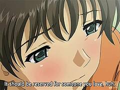 Uh, fuckin’ stepmom in kitchen, uncensored hentai action!