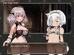 Azel the branded adventurer turns prostitute in Lewdcrest hentai. 😈