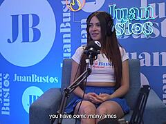 Skinny blonde gets strong vibration for ultimate orgasm