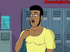 cartoon gay story with the old man from the academy