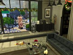 Hunky sims 4 sweaty gay sex in summer heat 😏