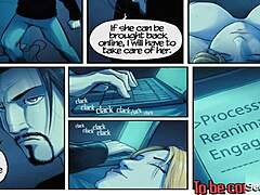 Advance robot sex dolls in threesome fucking action