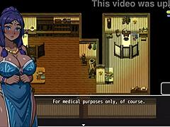 omg, lost lagoon hentai game got this sexy farmer showin her pussy!