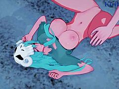Nel tu, Nelliel, and Tier harribel in intense action